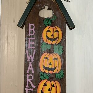 Vintage Halloween Pumpkin Wall Decor